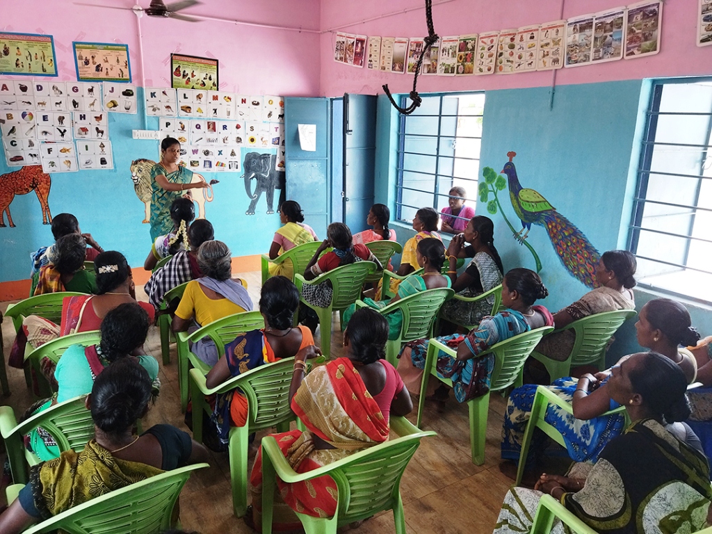 Advocacy program-Women Justice one day training on Law and Democracy held at S.Valayapatti, Thirumangalam taluk at Madurai