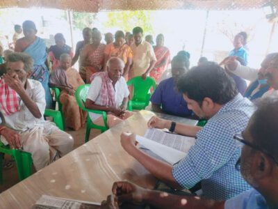 Fact finding undertaken to Samalapuram land issue_Trippur district