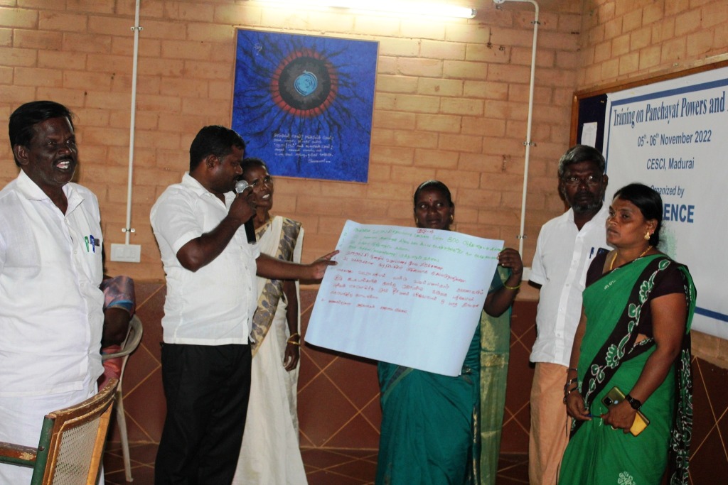 Training on Panchayat Powers and Rights