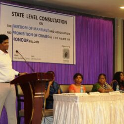State level consultation on The Freedom of Marriage and Association and Prohibition of Crimes