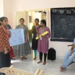 Training on Human Rights Intervention has been conducted to the Lady Doak college students in Madurai.