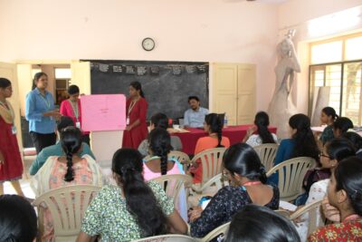 Training on Human Rights Intervention has been conducted to the Lady Doak college students in Madurai.