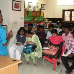 A seminar on Womens justice -Students of Mannar Thirumalai Nayackar Arts and Science College participated