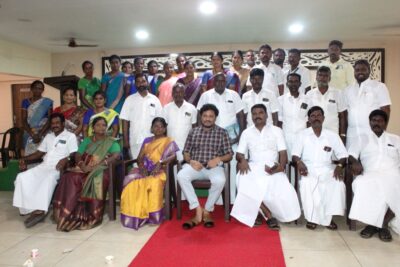 Strengthening the capacity of People representative held at hotel Malairam Residency, Sivagangai District