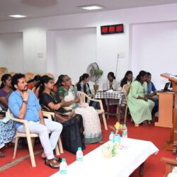 Organising Joint Human Rights Strategic Training Program at Lady Doak College