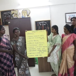 Strengthening Women Justice Forum Members Meet held at the Evidence Office, Madurai