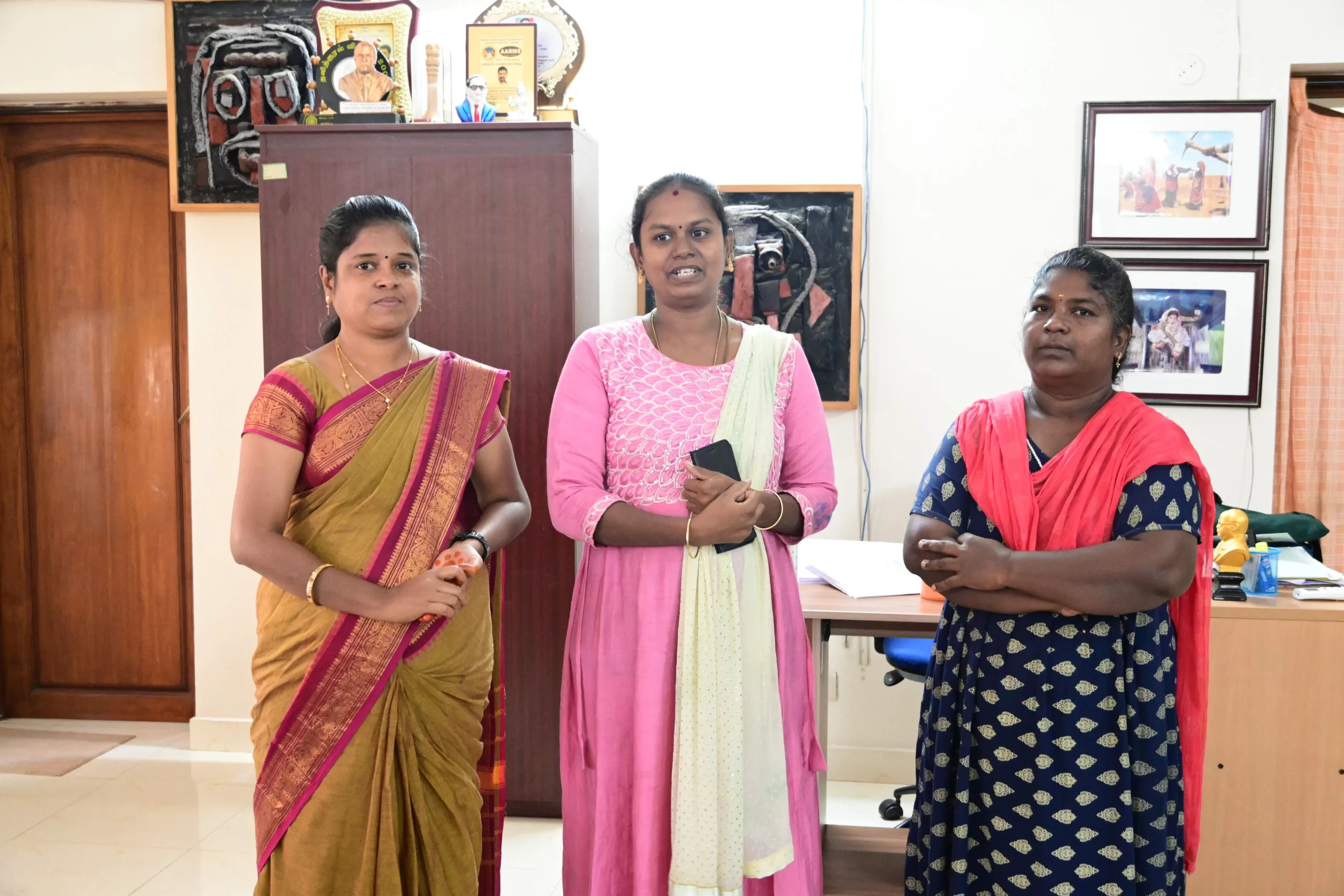 Strengthening Women Justice Forum Members Meet at Evidence Office, Madurai